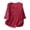 47Red196, variant on Elegant Long Sleeve T Shirts For Women V Neck Lightweight Knot Tees Comfortable Top XXL