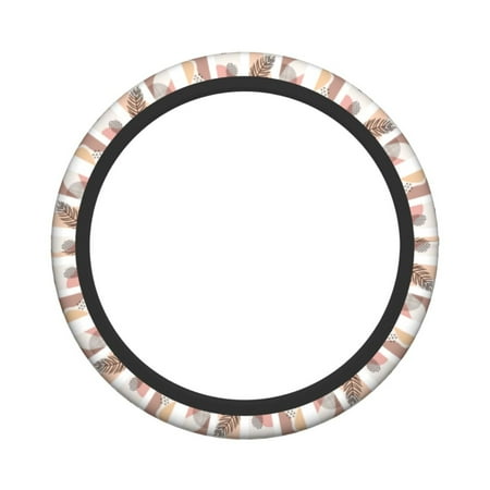 XMXY Car Steering Wheel Cover, Boho Design Non-Slip Jeep Truck Universal Elastic Steering Wheel Protector 15 inch