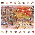 thumbnail image 2 of Rompecabezas Graphinee Calle de Otoño 1000 Piezas 49x68 cm, 2 of 9
