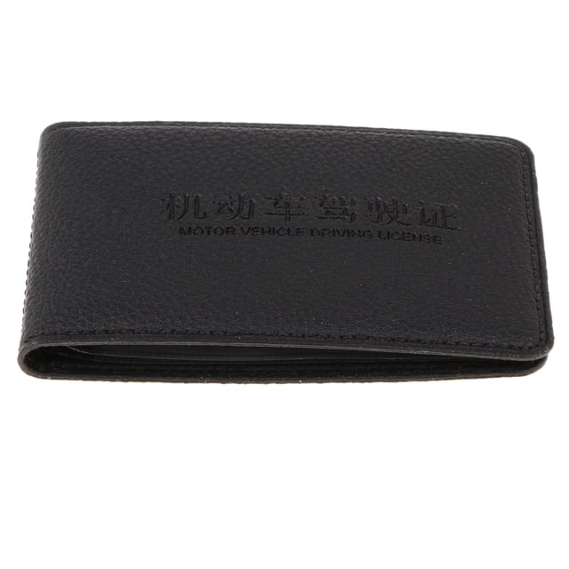 Cartera de cuero delgada para hombre con de crédito \ u0026 estuche para de identificación, 4 compartimentos para s Negro Soledad Estuche de tarjeta de crédito comercial