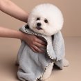 thumbnail image 6 of PET’S FAVORITE TOWEL (L), Premium High Quality Microfiber Pet Towel, Ultra-Absorbent, Quick Drying Towel, White, Made in Korea, 6 of 7