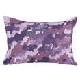 thumbnail image 7 of Camouflage Purple Outdoor Pillow Covers Waterproof Throw Pillow Cover 20x12in Set of 2,Rectangle Decorative Pillowcases Cushion Case for Patio Sofa Couch,Camo Military Abstract Army, 7 of 7