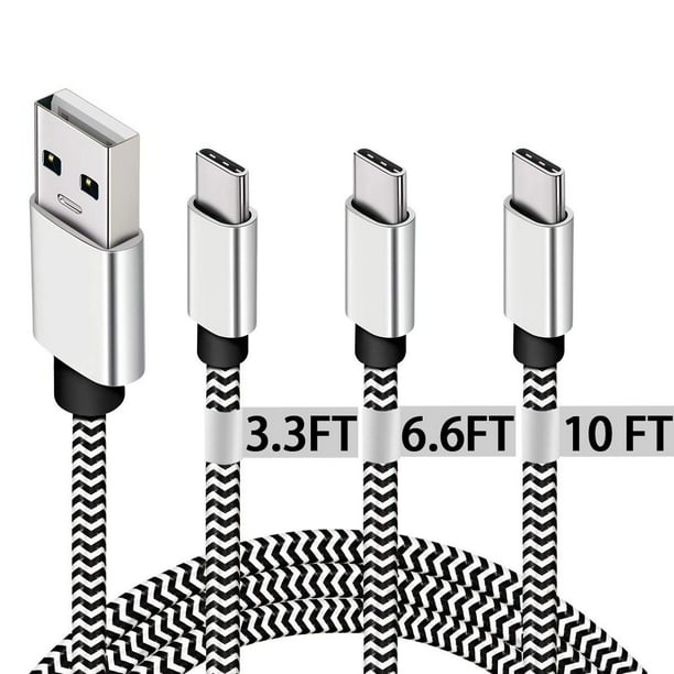 Google Pixel 2 Charging cable,[3 Pack]Extra Long Durable USB C Cable