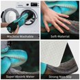 thumbnail image 3 of Vsdgher Blue White-Lipped Pit Viper Flannel Anti-Slip Floor Mat Comfort Mat Outdoor Rug, Indoor Outdoor Rugs for Home, Office, Laundry 16''x24''in, 3 of 7
