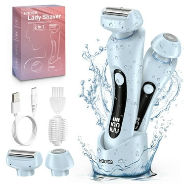 KENZZI Lady Shaver Rechargeable Electric Shaver for Women, Wet & Dry ...