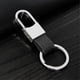 thumbnail image 4 of Keyring Keychain Genuine Leather Men's Simple Key Chains Holder Keyfob For Car, 4 of 5
