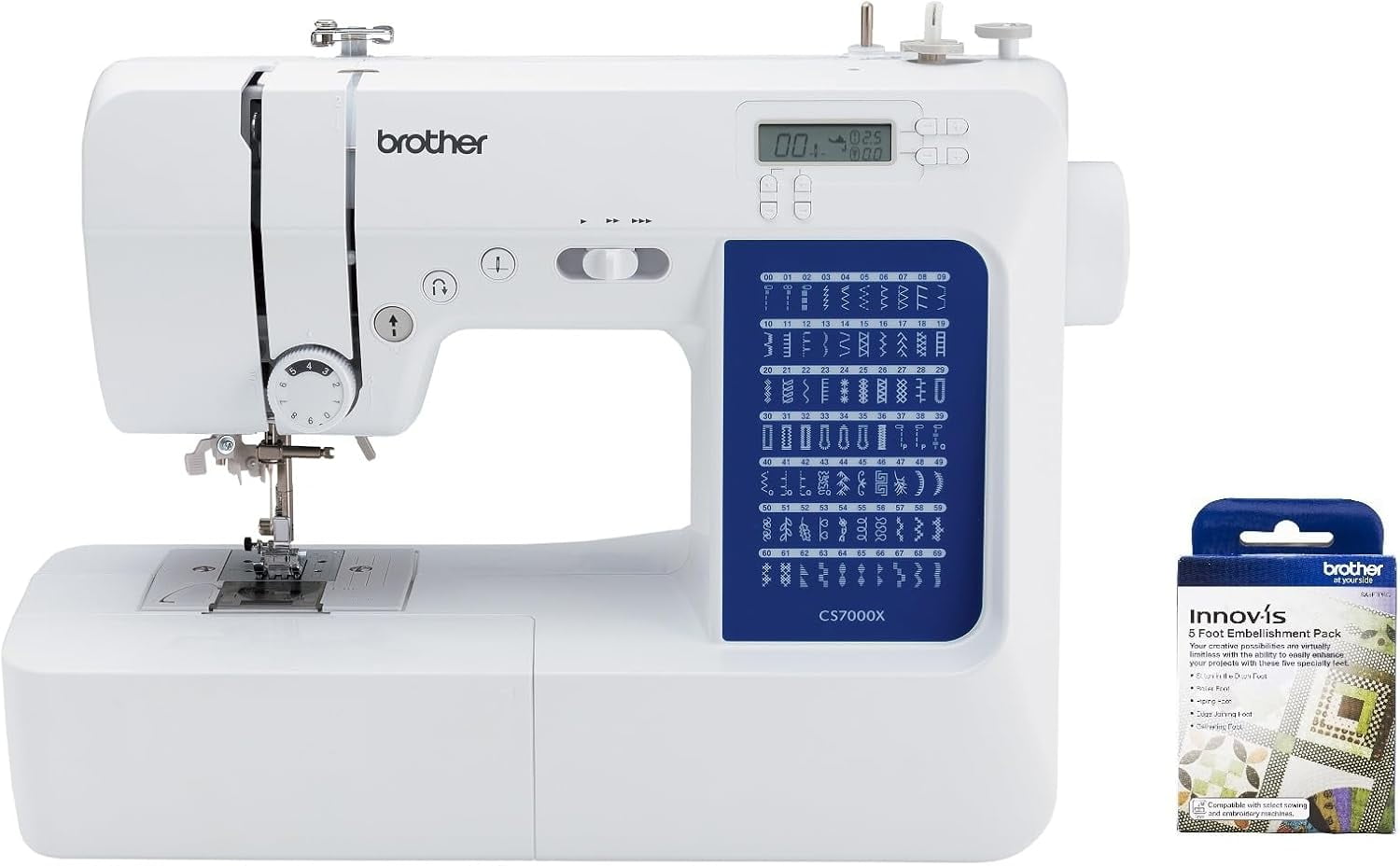 Brother CS7000X Computerized Sewing and Quilting Machine, and