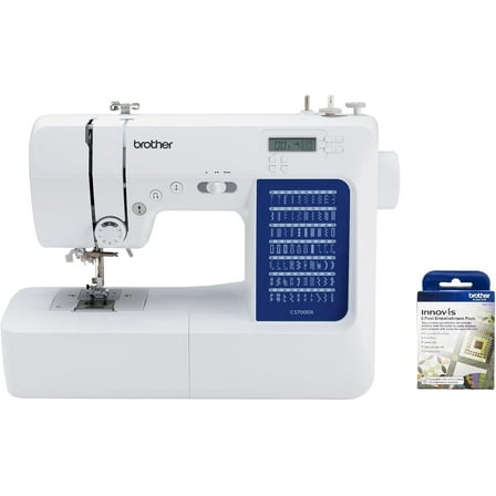 Brother CS7000X Computerized Sewing and Quilting Machine and SA5FTPKG 5-Foot Embellishment Pack