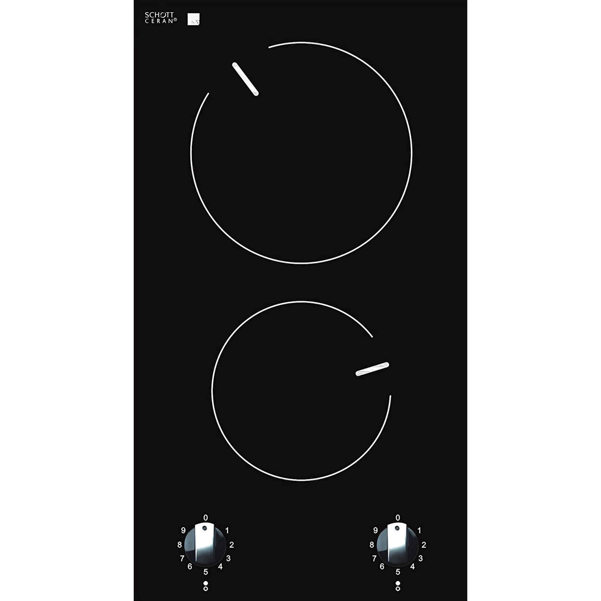 Ramblewood 2 Burner Electric Cooktop, EC2-27, 110V, UL rated German EGO burner.