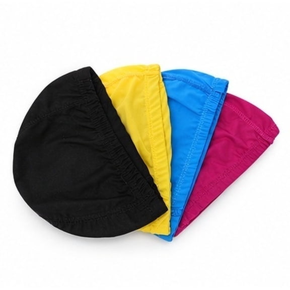 HIAKDOFT 4Pcs Simple Design Swimming Hat Women Suitable for Pool Activities