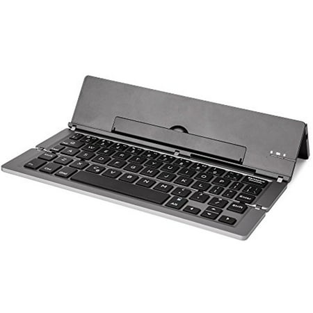 iEGrow F18 Universal Portable Bluetooth Keyboard+Folio Case Cover for Apple IOS Android