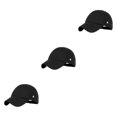 thumbnail image 2 of VONKY Wide Application Baseball Hat Fashionable Adjustable Fit Gifts Baseball Bump Caps Safety Bump Cap black 3Set, 2 of 6