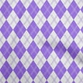 thumbnail image 1 of oneOone Polyester Spandex Violet Fabric Check Argyle Sewing Material Print Fabric By The Yard 56 Inch Wide, 1 of 4