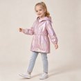 thumbnail image 6 of Shiny Jacket Sparkly Lightweight Waterproof Raincoat Boys Girls Street Y2K Glitter Windbreaker Rain Jacket Size 4-5 Years, 6 of 8