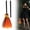 B, variant on 1Pcs Witch Stick, Orange Tulle Jack O Lantern Embellished Halloween Witch Broom, 31.49in Detachable Cosplay Witch Broom for Harvest Fall Gathering Mantel Display Halloween Costume Accessory