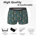 thumbnail image 2 of Men's Boxer Briefs, Bone Dog Puppy ball Soft Comfy Mens Underwear Boxer Briefs Breathable With Widen Waist, 2 of 7