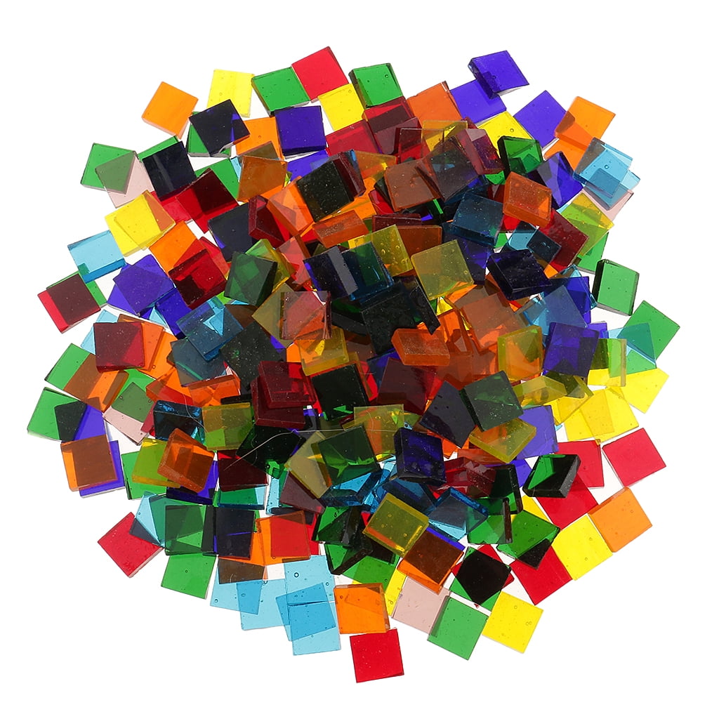 320g Mixed Color Mosaic Tiles Piece for Craft