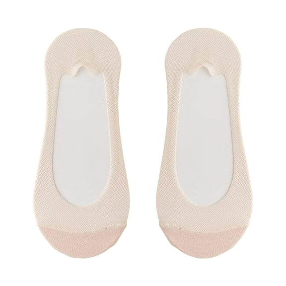 Bmisegm Women's Thin No Show Low Cut Liners Socks for Loafer Hidden Breathable Non Pink One Size