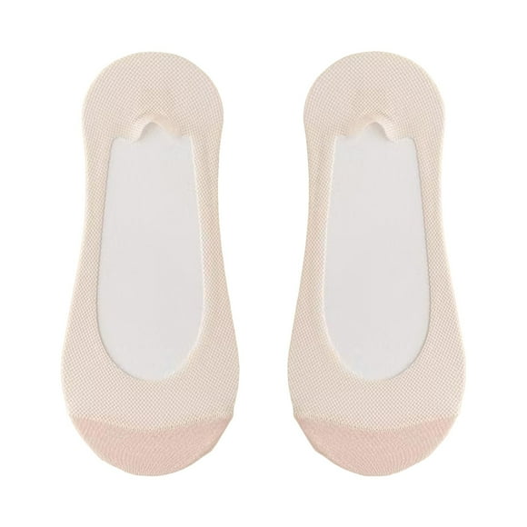 Women'S Thin No Show Low Cut Liners Socks For Loafer Hidden Breathable Non Slip Sock Slippers Pink One Size