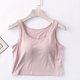 thumbnail image 4 of Xuyuer Ladies Fashion Sleeveless Round Neck Solid Color Modal Bottoming Vest Top with Chest Pads, Seamless Camisole for Everyday Comfort and Layering Essentials, 4 of 6
