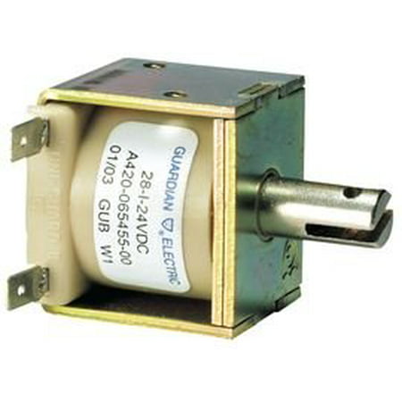 Guardian Electric - 4L-C-12D - Solenoid, 12VDC Coil Volts, Stroke Range: 1/8 to 1, Duty Cycle:
