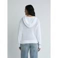 thumbnail image 5 of Time and Tru Women’s Lace Up Hoodie Sweater, Lightweight, Sizes XS-XXXL, 5 of 5