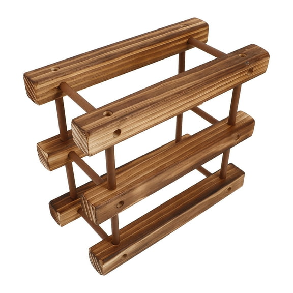 Masteelf Wine Rack Small Water Bottle Storage Rack Wine Racks Countertop Counter Wine Rack Wine Bottle Displaying Rack Wine Rack For Cabinet