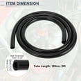 thumbnail image 5 of 1 Pcs Universal Silicone Vacuum Tubing Hose High Temperature 6FT 1/2" 12mm ID 3mm Thickness Automotive Vacuum Line 130PSI Max Pressure Black Silicone, 5 of 7