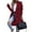 #415-Wine, variant on AUNVITO Women's Wool Blend Double-Breasted Turndown Collar Long Coat with Side Pockets Classic Tailored Elegance for Fall/Winter