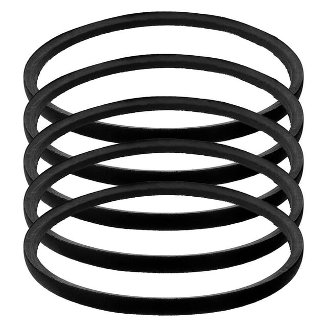 HEALEEP Clothes Washer Drive Belt 5Pcs 11.8x7.9x0.6in Rubber Material