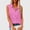 Hot Pink plus size sleeveless blouse a1, variant on Women Plus Size Blouse Sleeveless Collared Button Down Shirt Casual Basic Tops Solid Color Travel Vacation Fashion Clothes, Gray 3XL