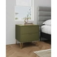 thumbnail image 2 of Manhattan Comfort DUMBO 2.0 Nightstand made from Engineered Wood - Olive Green, 2 of 11