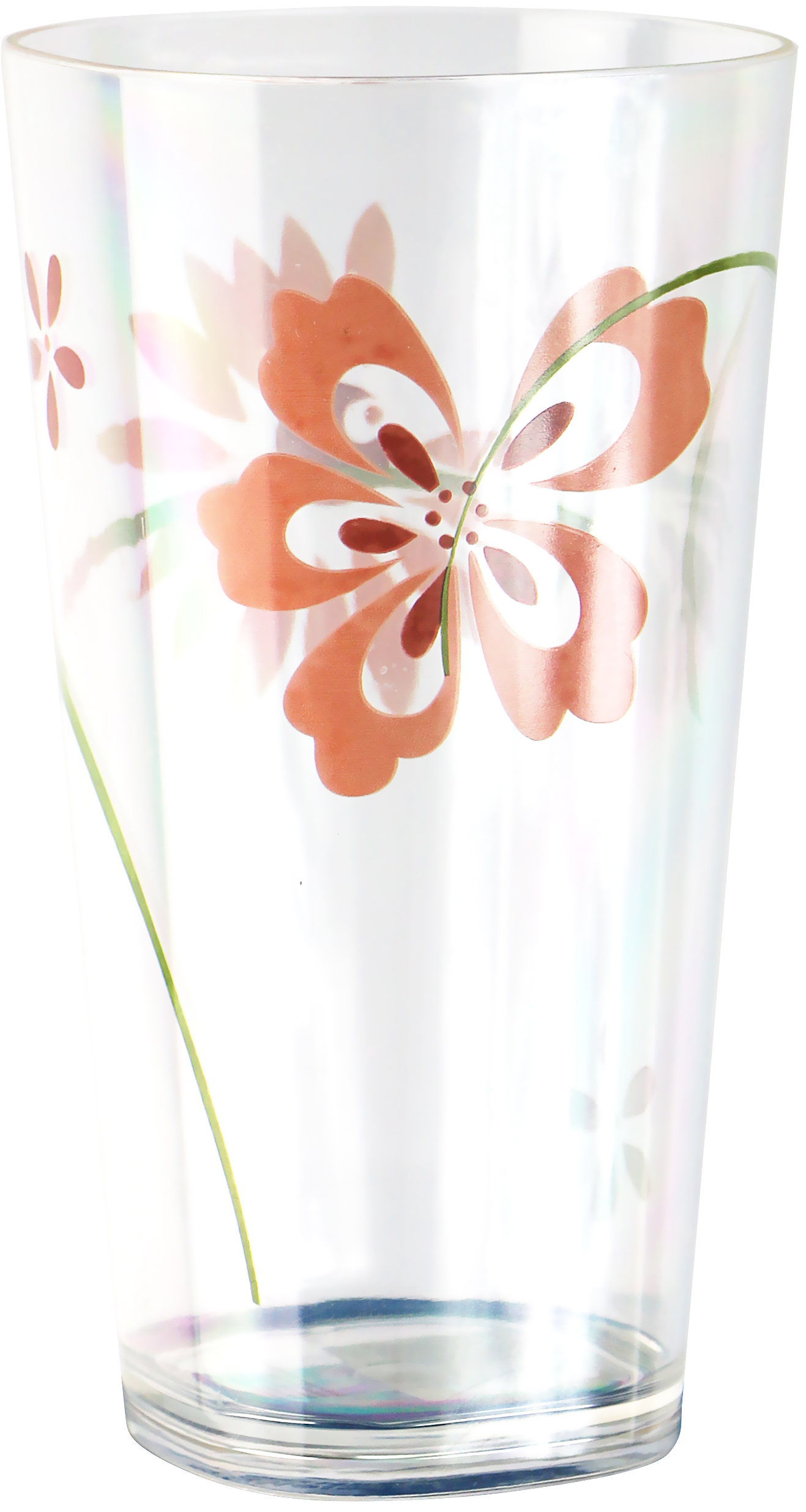 Corelle Coordinates Pretty Pink - 19oz Acrylic Iced-tea Glass Set of 6 - image 1 of 2