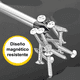 thumbnail image 4 of Juego Destornilladores 10pz Desarmadores De Precisión Magnético Xtellar plateado, 4 of 4