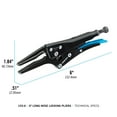 thumbnail image 2 of CHANNELLOCK 6” Combination Long Nose Locking Pliers, Ideal for Maximum Clearance in Confirmed Work Environments (103-6), 2 of 10