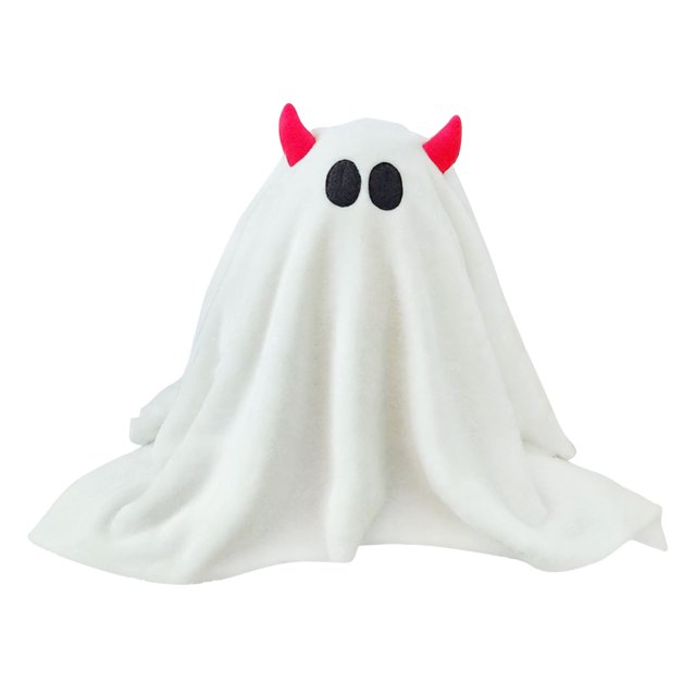 Venta de vacaciones HKUKY Juguete de peluche de Halloween Fantasma lanudo Lindas decoraciones para fiestas navideñas Decoración de interiores para el hogar Festival Decoración de peluche
