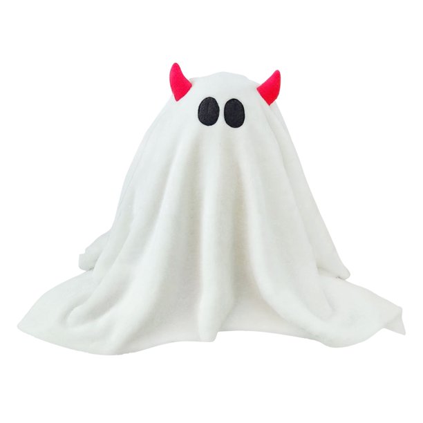Venta de vacaciones HKUKY Juguete de peluche de Halloween Fantasma lanudo Lindas decoraciones para fiestas navideñas Decoración de interiores para el hogar Festival Decoración de peluche