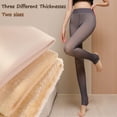 thumbnail image 4 of PEASKJP Collants Opaques Solides pour Femmes, Collants, Bas Cuisse Haute, Gris TG300G, 4 of 5