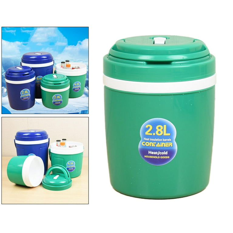 1pc PP Round Simple Durable Green Food Storage Container For Pets
