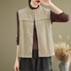 thumbnail image 1 of Xuyuer Women's Spring Fashion Sleeveless Button Down Tops, Lightweight Blouse for Layering, Business Casual Office Wear and Seasonal Wardrobe Transition, 1 of 5