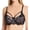 Black/Pink, variant on Women's Pour Moi 21702 Dark Romance Underwire Bra (Black/Pink 38FF)