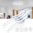 thumbnail image 1 of Lámpara de techo LED de 24W con diseño moderno en forma de ramas onduladas, ideal para salas, dormitorios y hoteles., 1 of 6