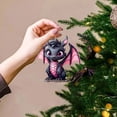thumbnail image 4 of 1PC Dragon Acrylic Hanging Ornament Acrylic Christmas Ornament Festive Acrylic For Christmas Decoration (Color3), 4 of 8