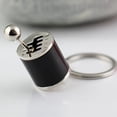 thumbnail image 3 of Auto Part Model Gear Box Keychain Six-speed Manual Transmission Shift Lever Keyring Key Chain Ring Keyrings Keyfob (Black), 3 of 3