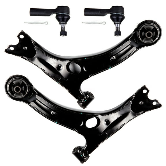 ECCPP Front Lower Control Arm Front Outer Tie Rod End Fit 2003-2008 for Pontiac Vibe for Toyota Matrix 4pcs K640361 K640360 ES3713