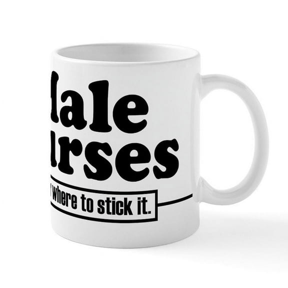 CafePress - Male Nurses Mugs - 11 oz Ceramic Mug - Novelty Coffee Tea Cup