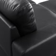 thumbnail image 6 of Hommoo L-Shaped Sectional Couch, Living Room Furniture Suitable for Small Space-Apartment/Upstairs Loft/Living Room, Black(Without Ottoman), 6 of 7