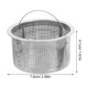 thumbnail image 2 of unbranded 2Ud Colador Para Fregadero Inoxidable Con Mango Fácil Instalación Para Cocina, 2 of 6
