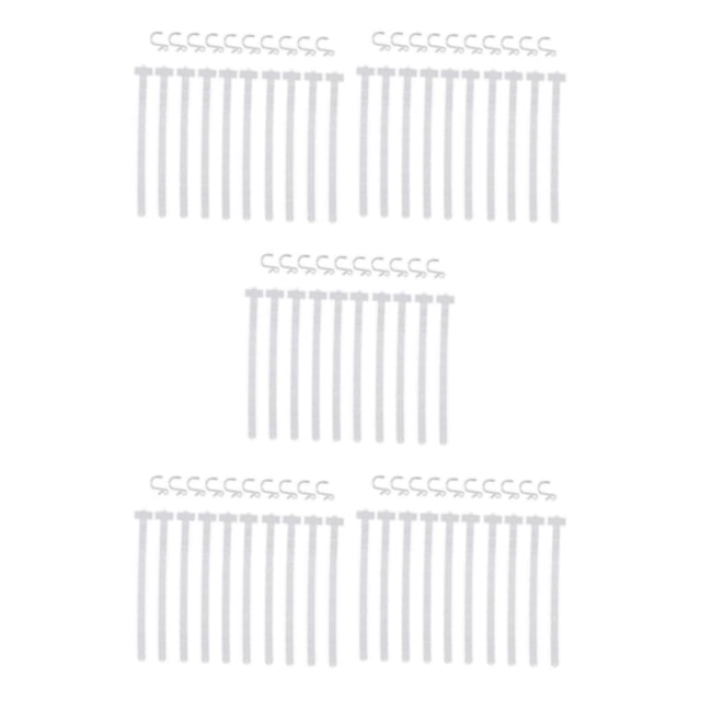 Naiovety 10Pcs Shop Hanging Strips Retail Hanging Holder Hanger Shelf Supermarket Type2 NO2