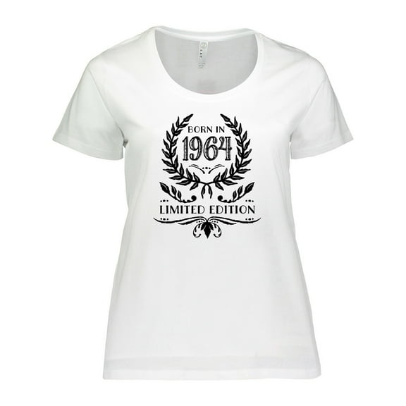 Inktastic Born in 1964 Limited Edition Women's Plus Size T-Shirt